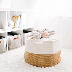 OrganiHaus XXX Large Cotton Rope Basket for