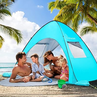 WolfWise UPF 50 Easy Pop Up Beach Tent with Sun Togo Ubuy