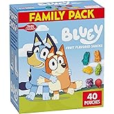 Bluey Fruit Flavored Snacks, Gluten Free, Kids Snacks, Family Pack, 40 Ct, 32 oz