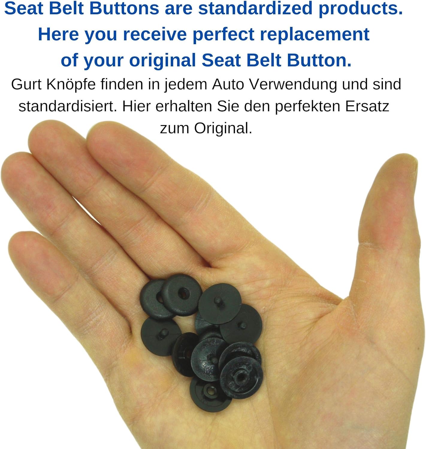 Seat Belt Stop Button, Universal Seat Belt Buckle Buttons, Suitable for