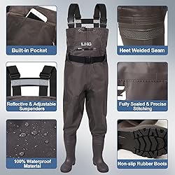 LHG Fishing Waders Waterproof Bootfoot Chest Waders