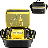 LEFOR·Z Air Compressor Bag Compatible with DEWALT DCC020IB 20V Max Tire Inflator/DCC18N-18V,Portable Cordless Tools Storage Carrying Case with Pocket for Battery Pack and Charging Kit(Bag Only)