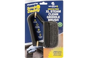 Mr. Bar-B-Q Bristle Free XL Steam Clean Griddle/Grill Brush Powered by Scrub Daddy