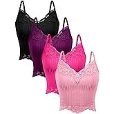 Bencailor Lace Y2k Tank Tops Fairy Grunge Clothes Crop Tops Lace Patchwork Cami Ribbed Knitted Tank for Women