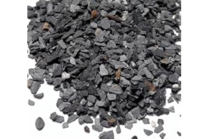 SMALL WORLD SLATE & STONE Natural Slate Stone Coarse Sand Less than 1/8" - USA Sourced and Packaged for Basing Models, Wargaming, Mosaic Stone Art, Crafts, Bonsai, Succulents, Miniature or Fairy Gardens (8 ounces)