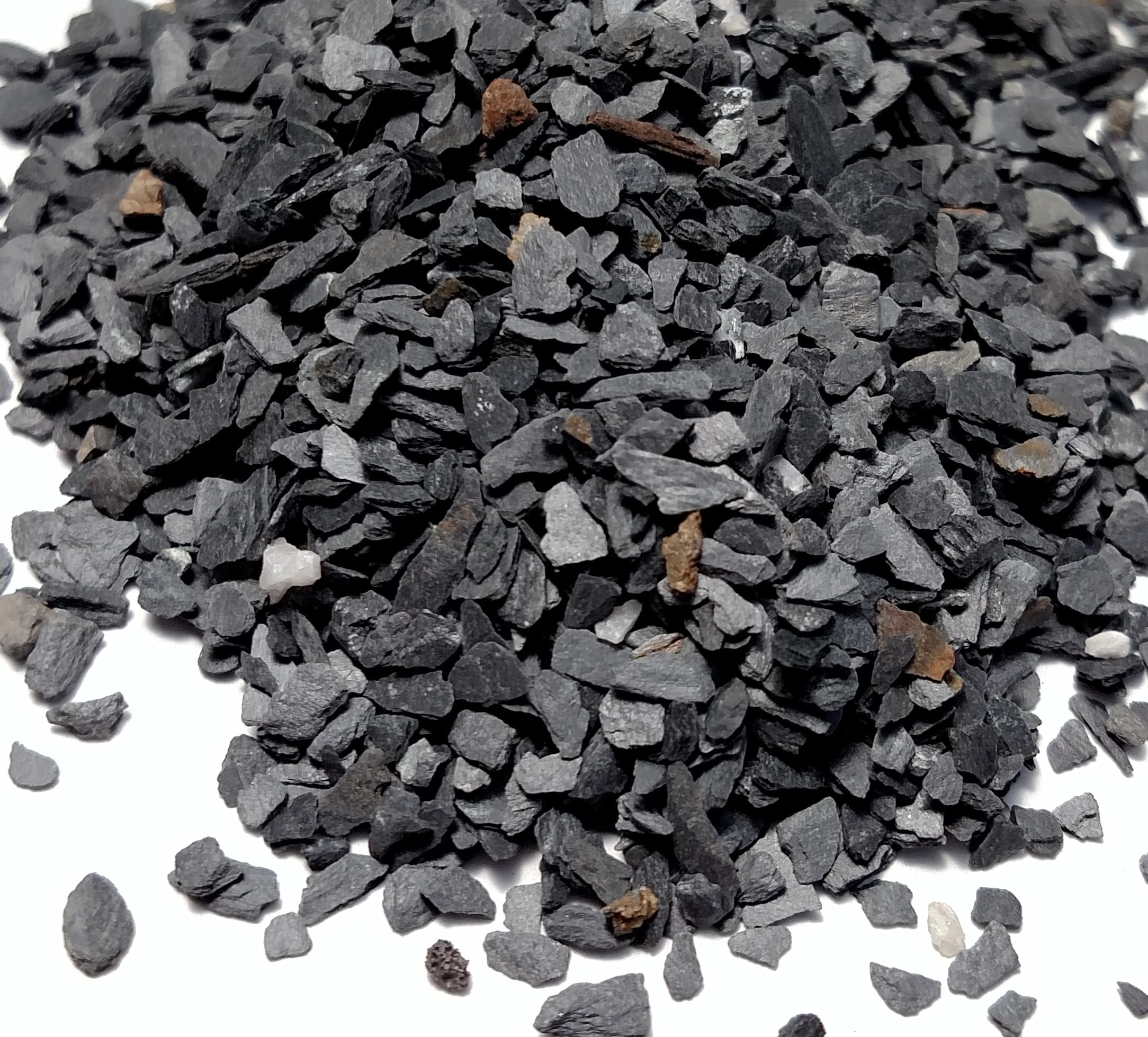 Natural Slate Stone Coarse Sand Less than 1/8" - USA Sourced and Packaged for Basing Models, Wargaming, Mosaic Stone Art, Crafts, Bonsai, Succulents, Miniature or Fairy Gardens (8 ounces)