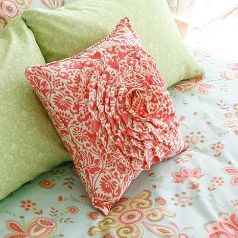 Amy Butler Sari Bloom Decorative Pillow Amazon Co Uk Kitchen Home