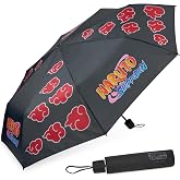 Get Trend Sonic SpongeBob TMNT Naruto Windproof Travel Umbrella for Boys | Strong Folding Compact Umbrellas for Rain, Lightweight, Portable Kids Travel Essentials, Fits Backpack &amp; Car, Gifts for Boys