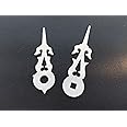 KEVNATSS Cuckoo Clock Hand Set Hubert Herr White Color for 11 cm or 4 1/2" to 5" Dial