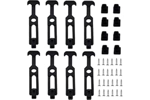 Creatyi 8 PCS Latest Model 6.3'' Rubber Flexible T-Handle Draw Latches,for Tool Box,Cooler, Golf Cart, Engineering Machine Hood or Farm Machinery (8 PCS 6.3'')