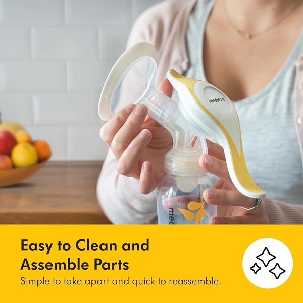 MEDELA HARMONY MANUAL BREAST PUMP, COMPACT SWISS DESIGN WITH PERSONALFIT FLEX SHIELDS AND MEDELA’S 2-PHASE EXPRESSION TECHNOLOGY
