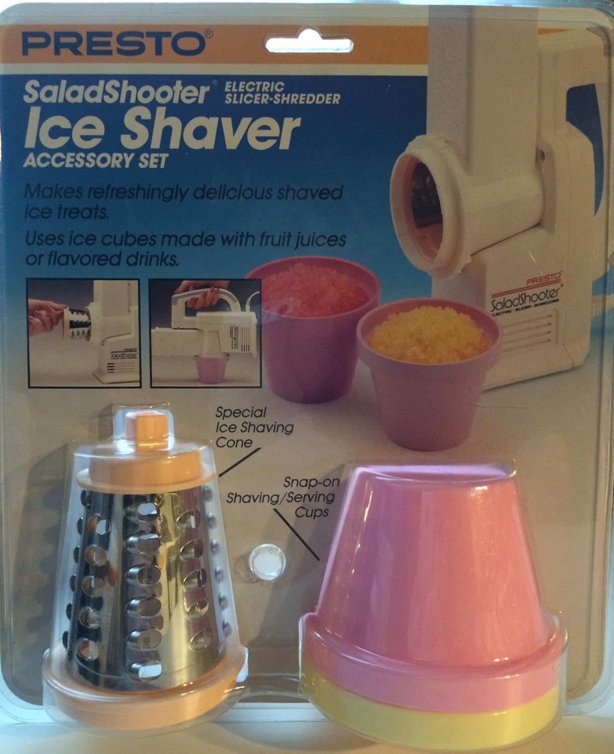 Presto Salad Shooter Ice Shaver Accessory Set