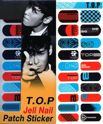 Amazon Bigbang ビッグバン Top トップ ネイルシール Fashion Nail シート入り アイドル 芸能人グッズ 通販