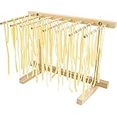 Southern Homewares Collapsible Wooden Pasta Drying Rack – Natural Beechwood Pasta Hanger for Fresh Pasta, Noodles, and Spaghetti – Easy to Assemble, Compact Design – Ideal for Home Pasta Making