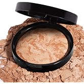 Baked Bronzer Powder for Face,Natural Bronze | Natural Bronze, Cruelty Free Makeup for Shape, Contour &amp; Highlight with a Soft Matte Radiant Finish