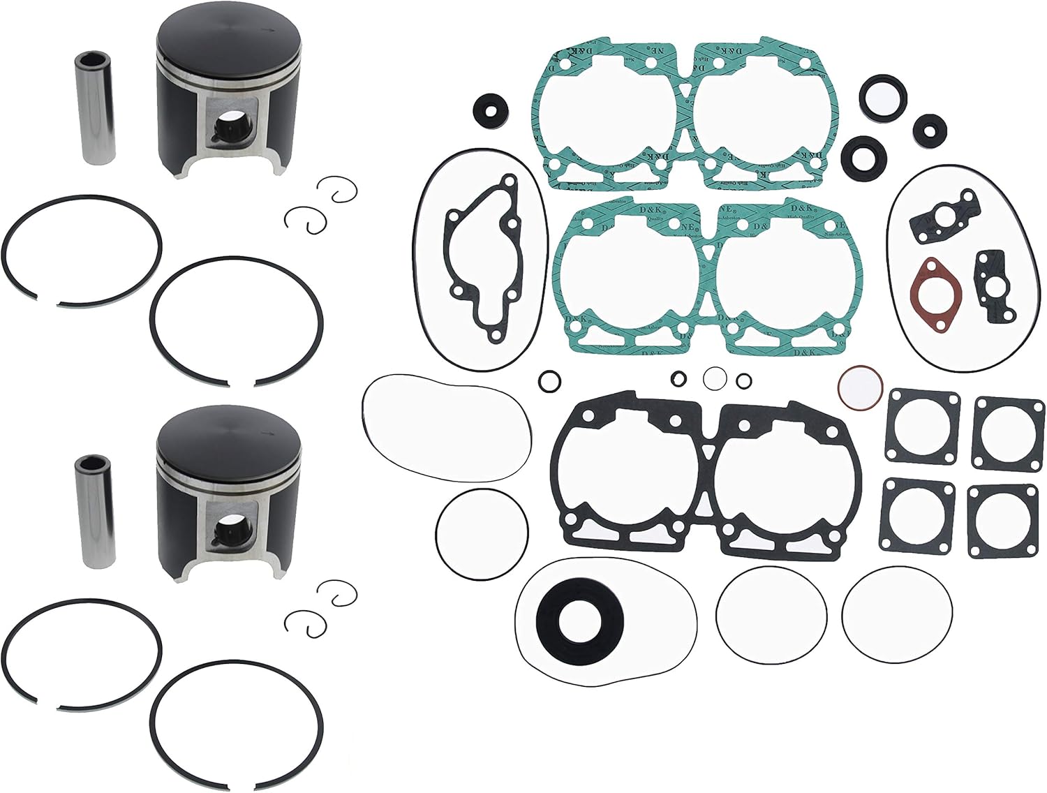 20032006 Arctic Cat F7 Firecat 700 Snow Pro Piston Kit Teflon Coated