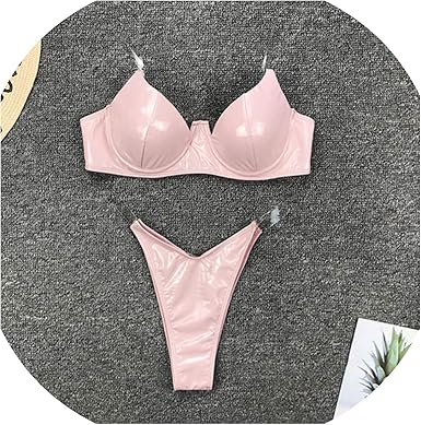 baby pink push up bikini