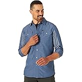 ATG by Wrangler Men's Long Sleeve Mixed Material Shirt