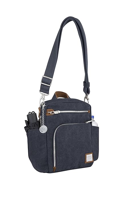 Travelon , Damen Umhängetasche blau Indigo