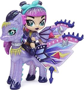 Hatchimals Pixies Riders, Wilder Wings Magical Mel Pixie and Ponygator Glider with 16 Wing Accessories, Girl Toys, Girls Gifts for Ages 5 and up