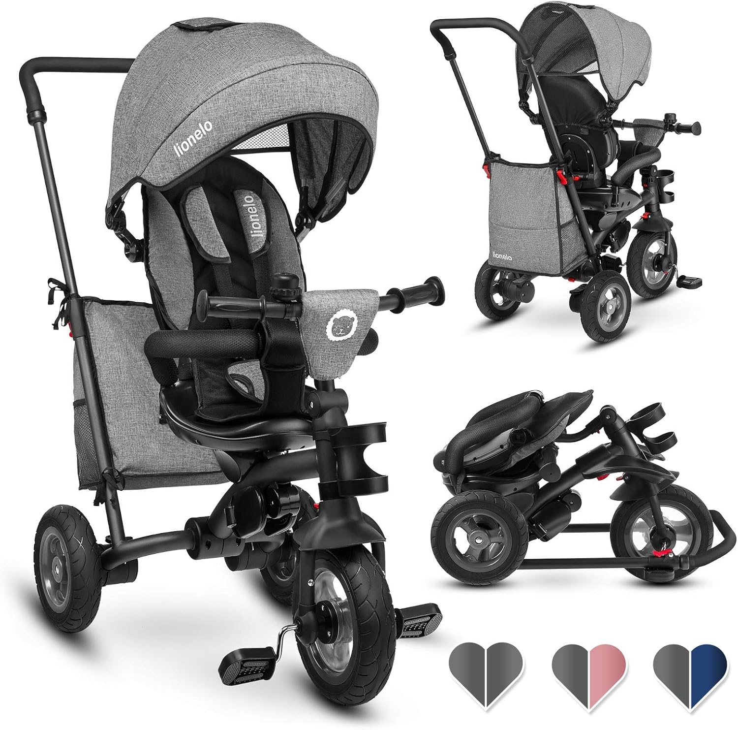 Lionelo 2 in 1 Tricycle stroller and tricycle Tris