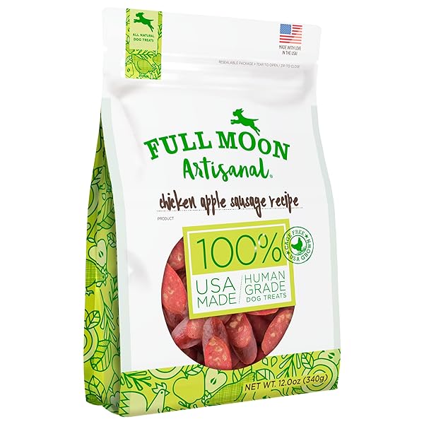FULL MOON CHICKEN APPLE SAUSAGE 12.0 OZ