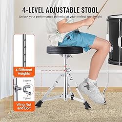 VEVOR Drum Set for Kids, Beginner Junior Drum Kit