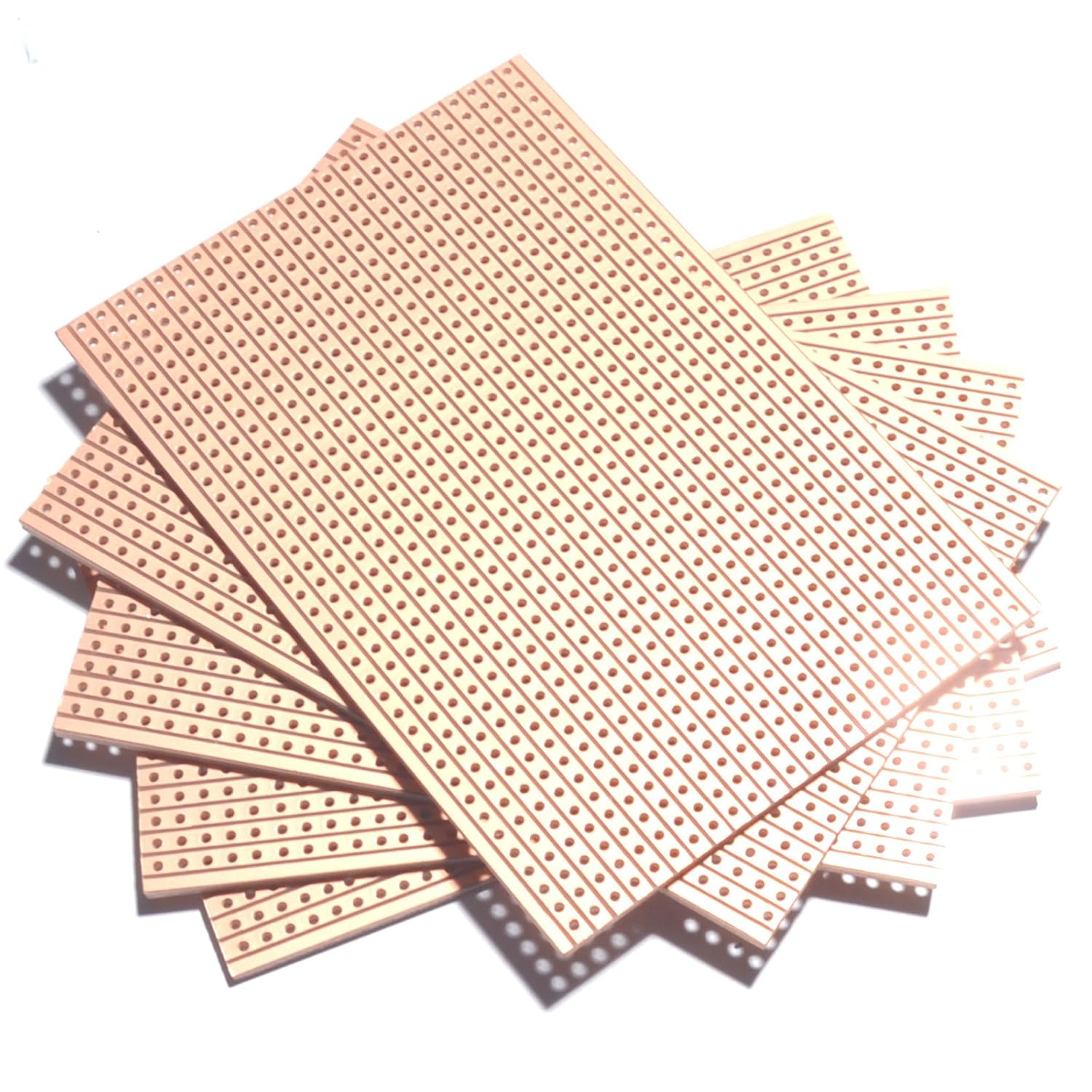 5 sheets of Vero board for prototyping Copper Clad Strip Board 64mm x