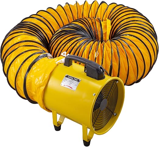 VEVOR Ventilador de Ventilación Portátil Soplador Utilitario de 10