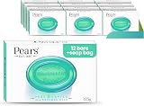 PEARS Pears Transparent Lemon Soap 125g 12 Pack + Free Soap Bag