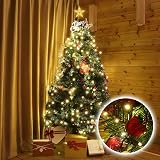 SALCAR Christmas Tree Lights 2m 8 Strands 280 LED Warm White view 6
