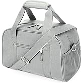 SeaRock 14 inch Small Gym Bag for Men & Women, Mini Duffle Bag for Travel Sports, Lightweight Carry On Duffel Bag, Gray