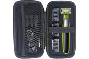INVODA Electric Shaver Case for Norelco One Shaver Blade Razor Case Showerproof Body Hair Trimmer and Groomer for Men Storage Box EVA Protective Shaver Hard Case