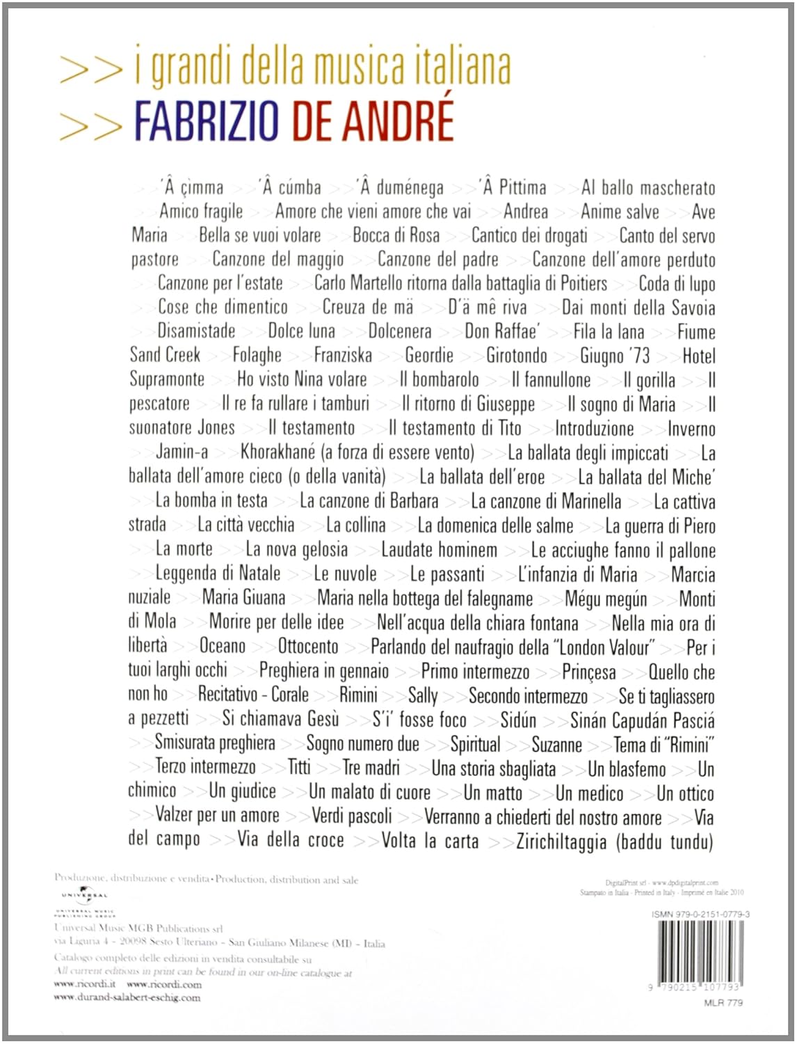 I Grandi Della Musica Italiana