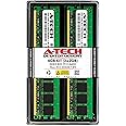 A-Tech 4GB (2x2GB) DDR2 800MHz UDIMM PC2-6400 CL6 1.8V DIMM Non-ECC Unbuffered Desktop RAM Memory Modules