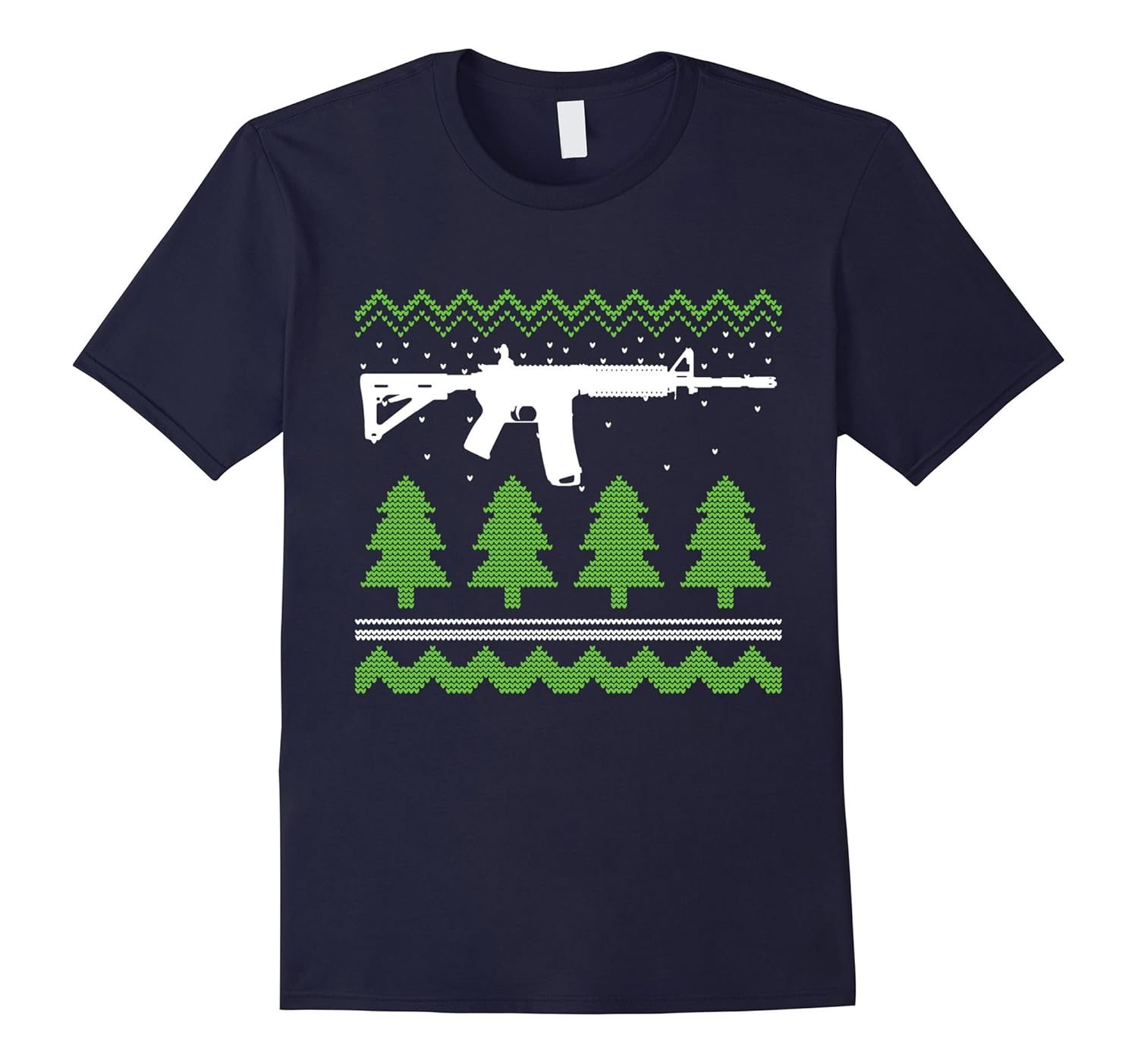 AR 15 Ugly Christmas T Shirt - Gun Lover Gift-ANZ