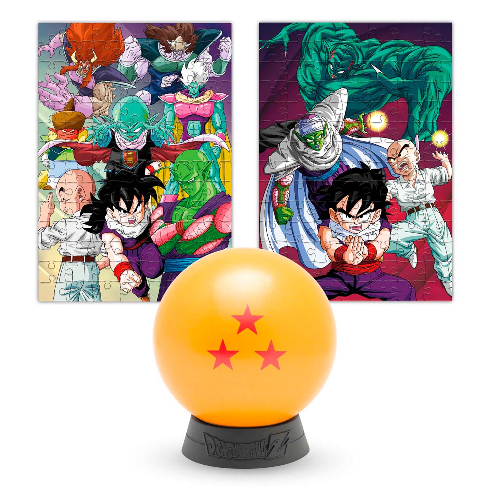 Dragon Ball Z Puzzle Collectible (3/7) - 2 Puzzles in 1: 98 Pieces (18 x 26 cm) | Dragon Ball Figures - Gifts