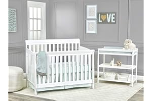 Suite Bebe Riley 4-in-1 Convertible Crib, White
