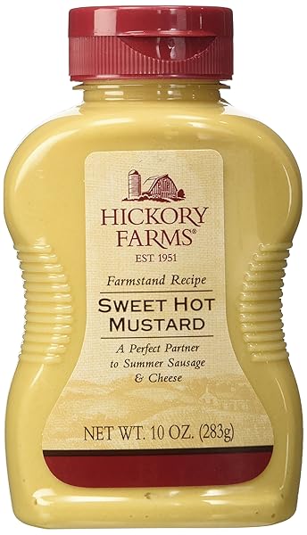 HICKORY FARMS FARMSTAND RECIPE SWEET HOT MUSTARD 10OZ