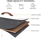 Yaheetech Vertical Chest of Drawers 4-Drawer Fabric Organizer Dark Grey view 6