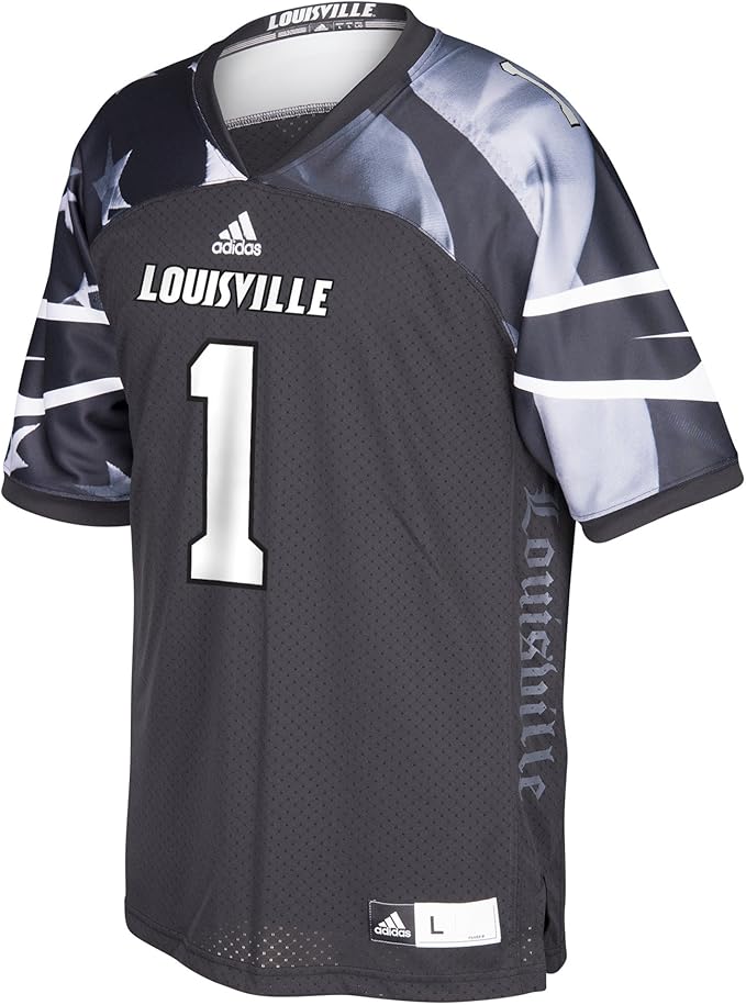 NCAA Louisville Cardinals Men's 3Stripe Football Jersey