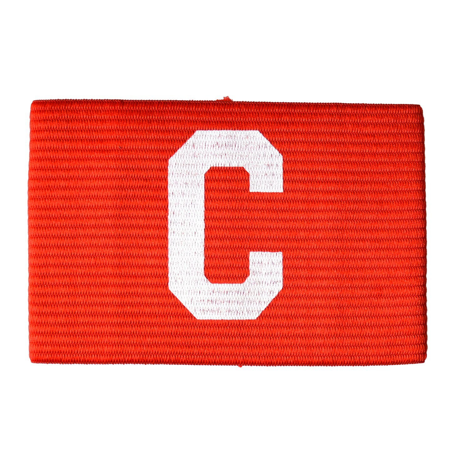 Chasing North Captains Armband for Football Hockey Rugby Netball – Youths & Men's Elasticated Sports Captain Armbands (Men's BIG C Red)