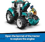 LEGO City Tractor Toy 60498 Farm Vehicle Kit with Farmer Minifigure view 4