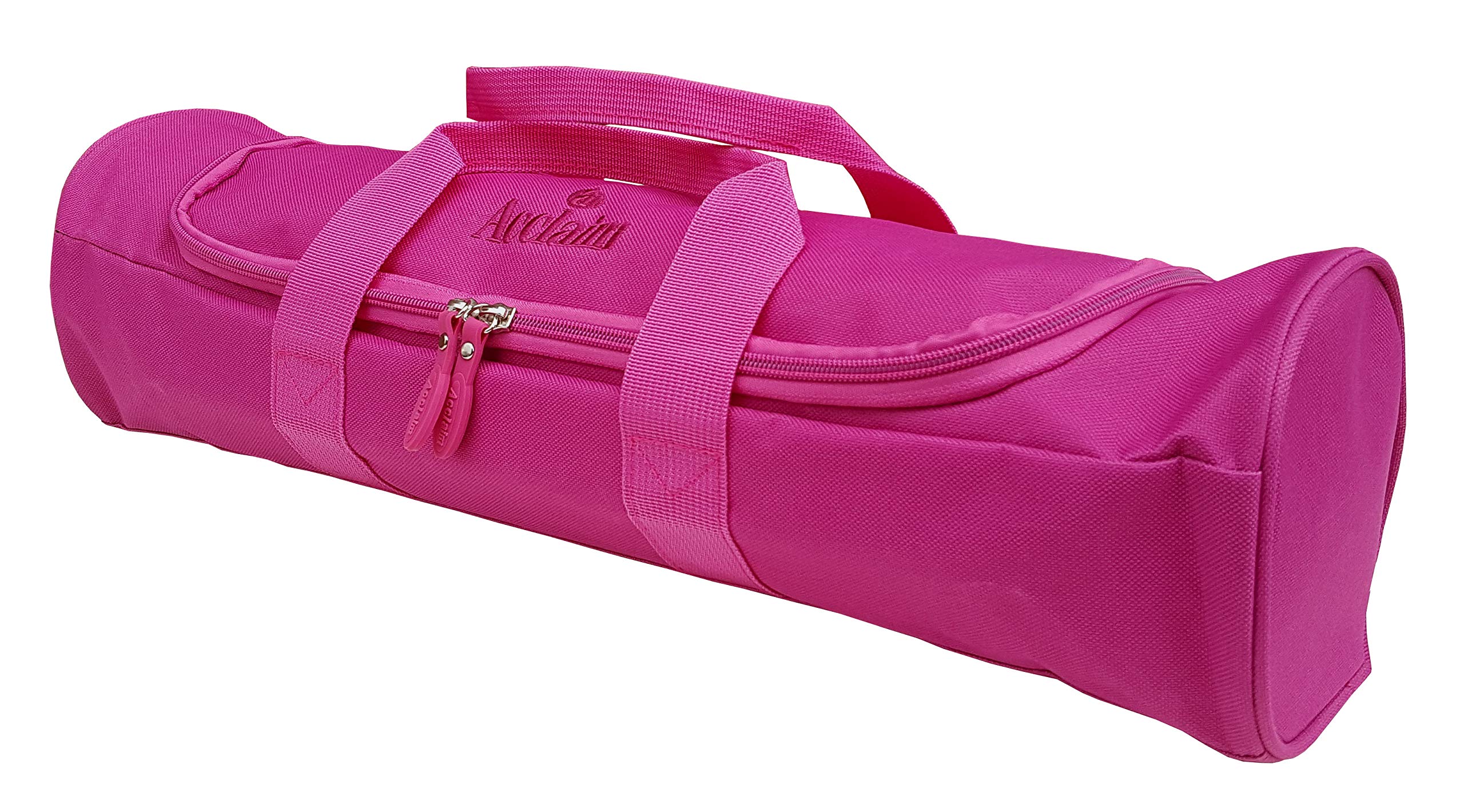 Acclaim Aberdeen Nylon Four Bowl Level Lawn Flat Green Short Mat Locker Bowls Bag (Cerise)
