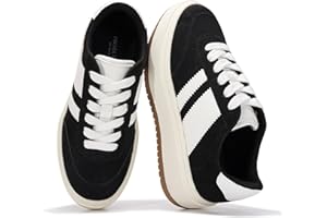 Project Cloud Platform Girls Sneakers - Lightweight Memory Foam Insole Lace-up Kids Shoes with Trendy Styles - Non-Slip Fashion Platform Boys and Girls Shoes (Little Nita)