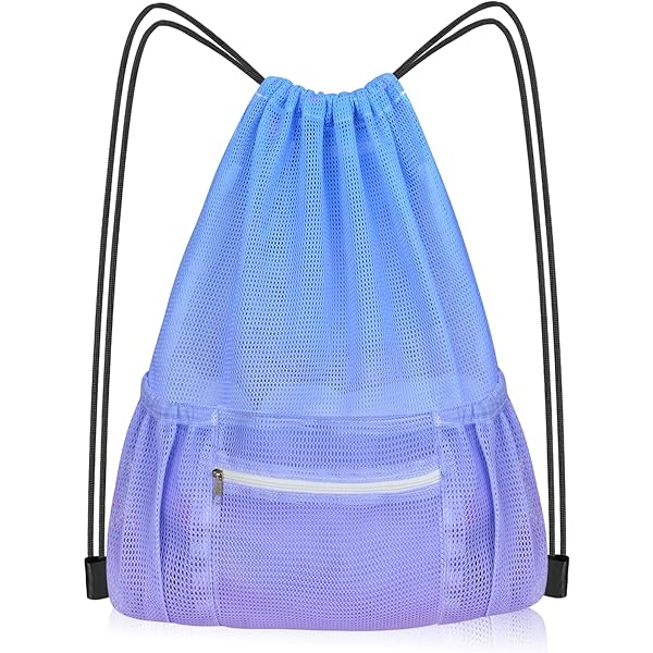 Mesh Drawstring Bag Heavy Duty Drawstring Backpack Black Mesh Bags