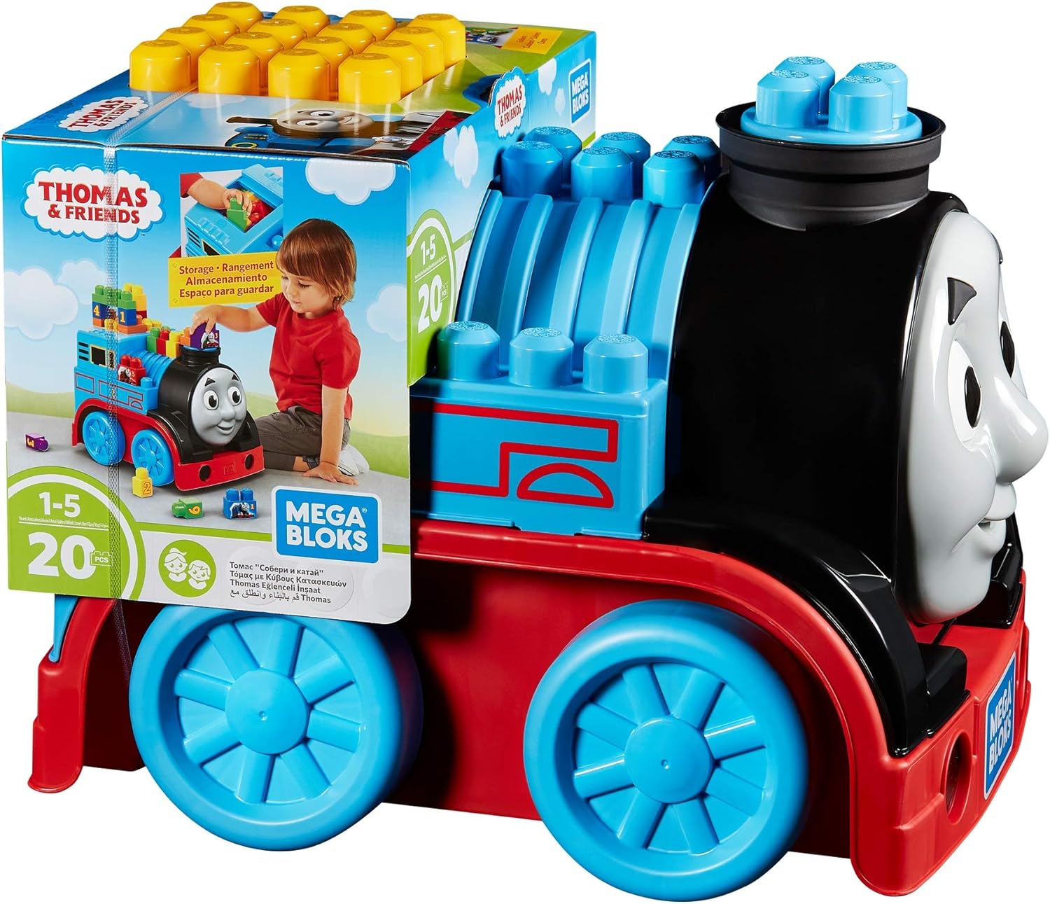 mega bloks thomas and friends build and go set