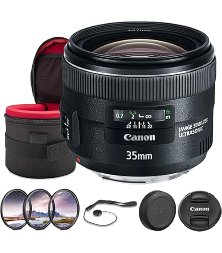 Amazon.com : Canon 5178B002 EF 35mm f/2 is USM Wide-Angle Lens for