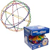 Hoberman Rings Expanding Sphere, STEM Sensory Toy, Ages 4+