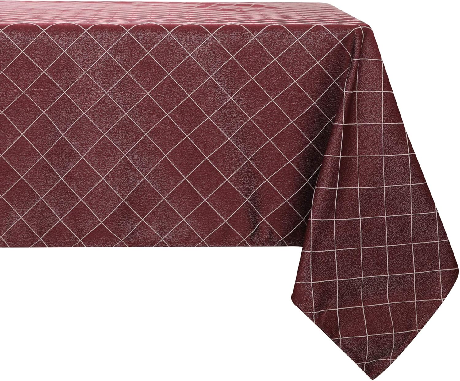 Best 5ft table cloth burgundy vinyl